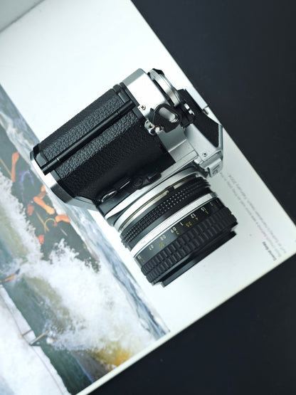 *READ* Nikon FE silver with Nikkor 50mm F1.4 Ai #3838809