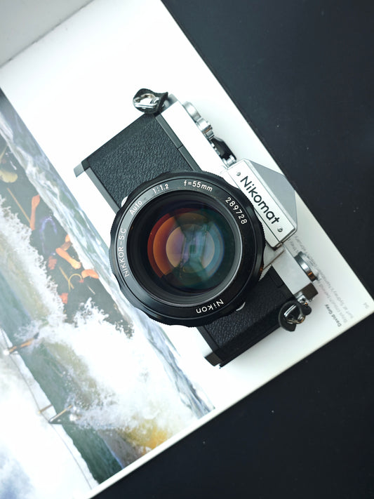 Nikomat FT-N with Nikkor-S.C 55mm F1.2