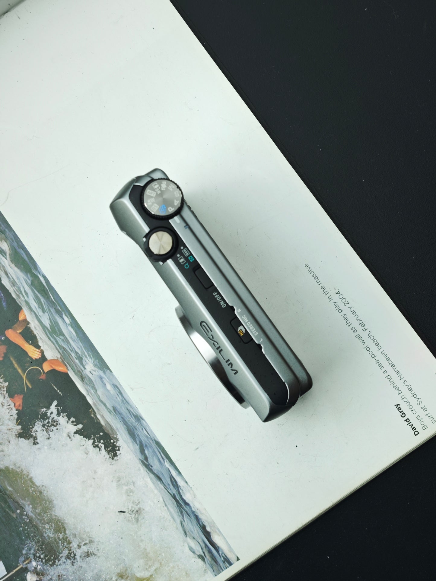 Used Casio EXILIM EX-ZR400 silver Digital Camera [No charger]