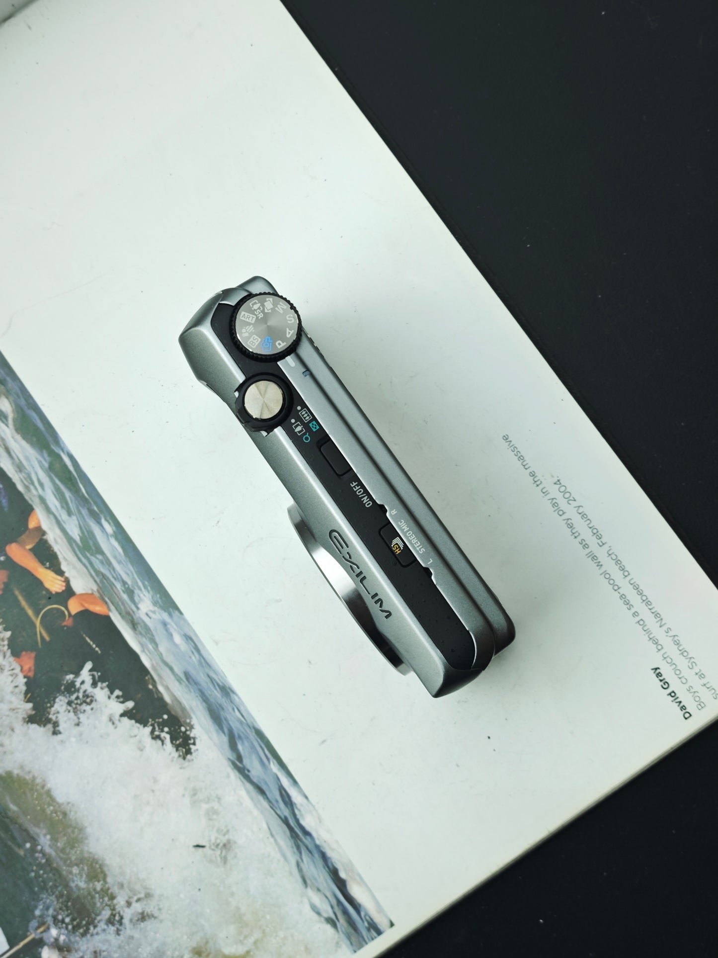 Used Casio EXILIM EX-ZR400 silver Digital Camera [No charger]