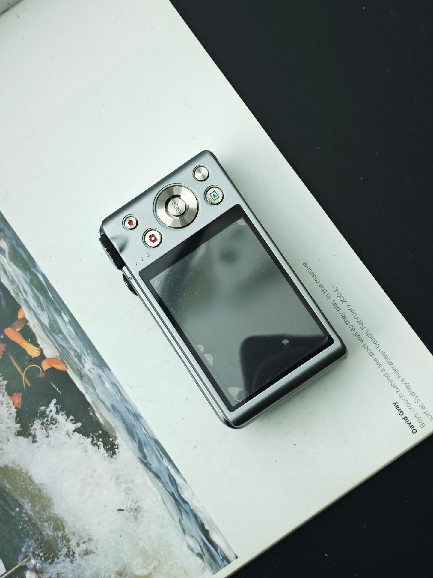 Used Casio EXILIM EX-ZR400 silver Digital Camera [No charger]