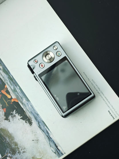 Used Casio EXILIM EX-ZR400 silver Digital Camera [No charger]