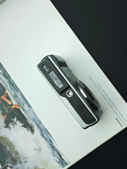 Used Casio EXILIM EX-ZR400 silver Digital Camera [No charger]