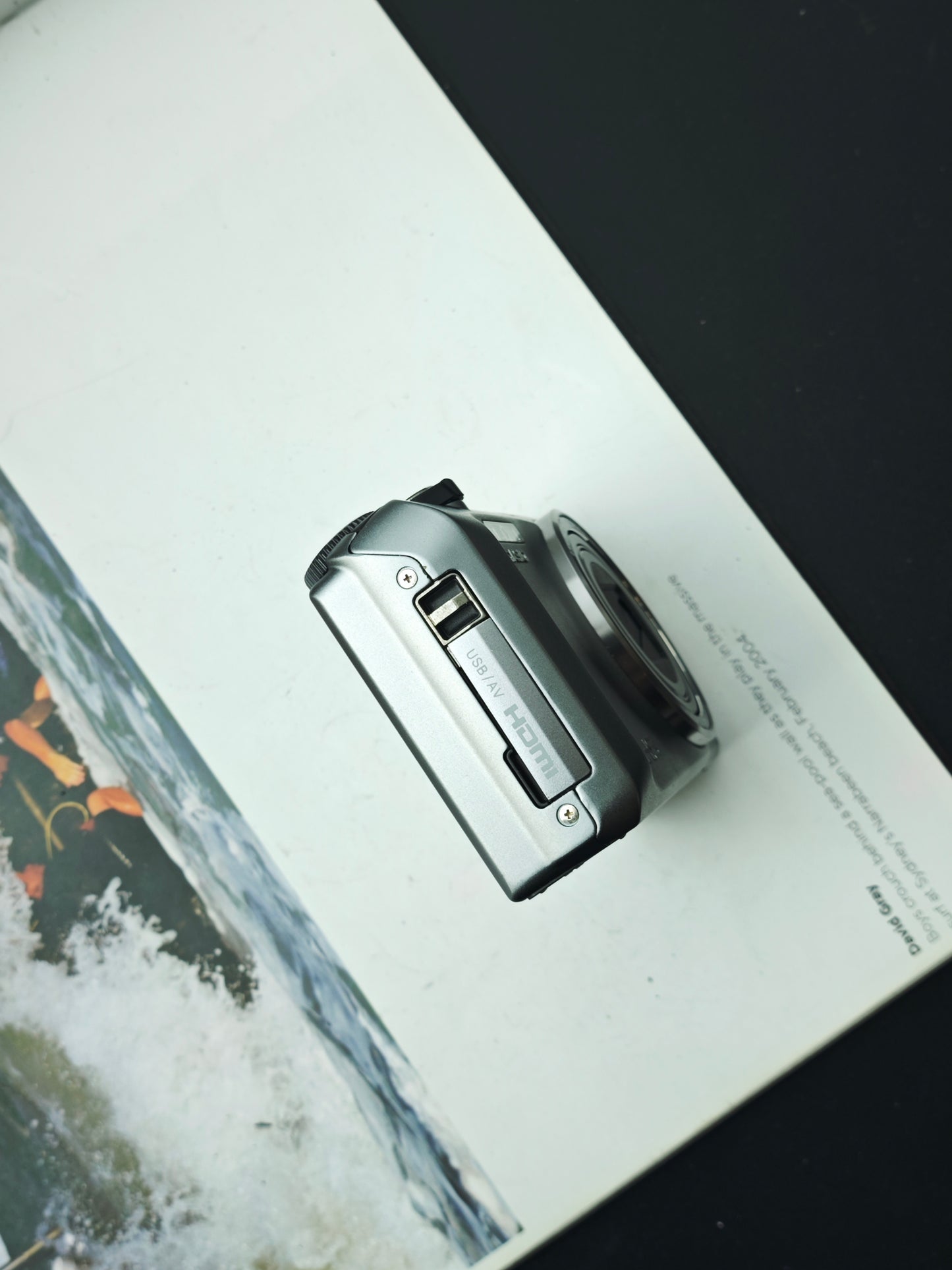 Used Casio EXILIM EX-ZR400 silver Digital Camera [No charger]