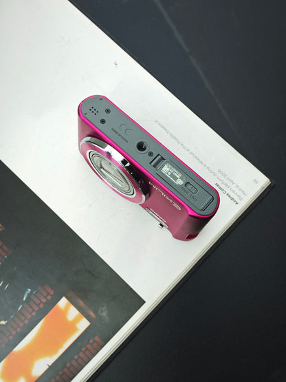 Used Casio EXILIM EX-ZS190 pink Digital Camera [No charger]