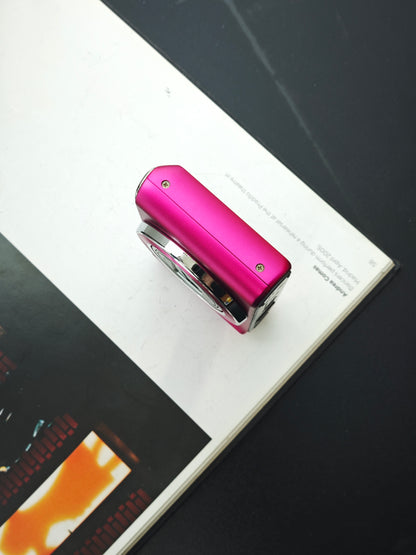 Used Casio EXILIM EX-ZS190 pink Digital Camera [No charger]