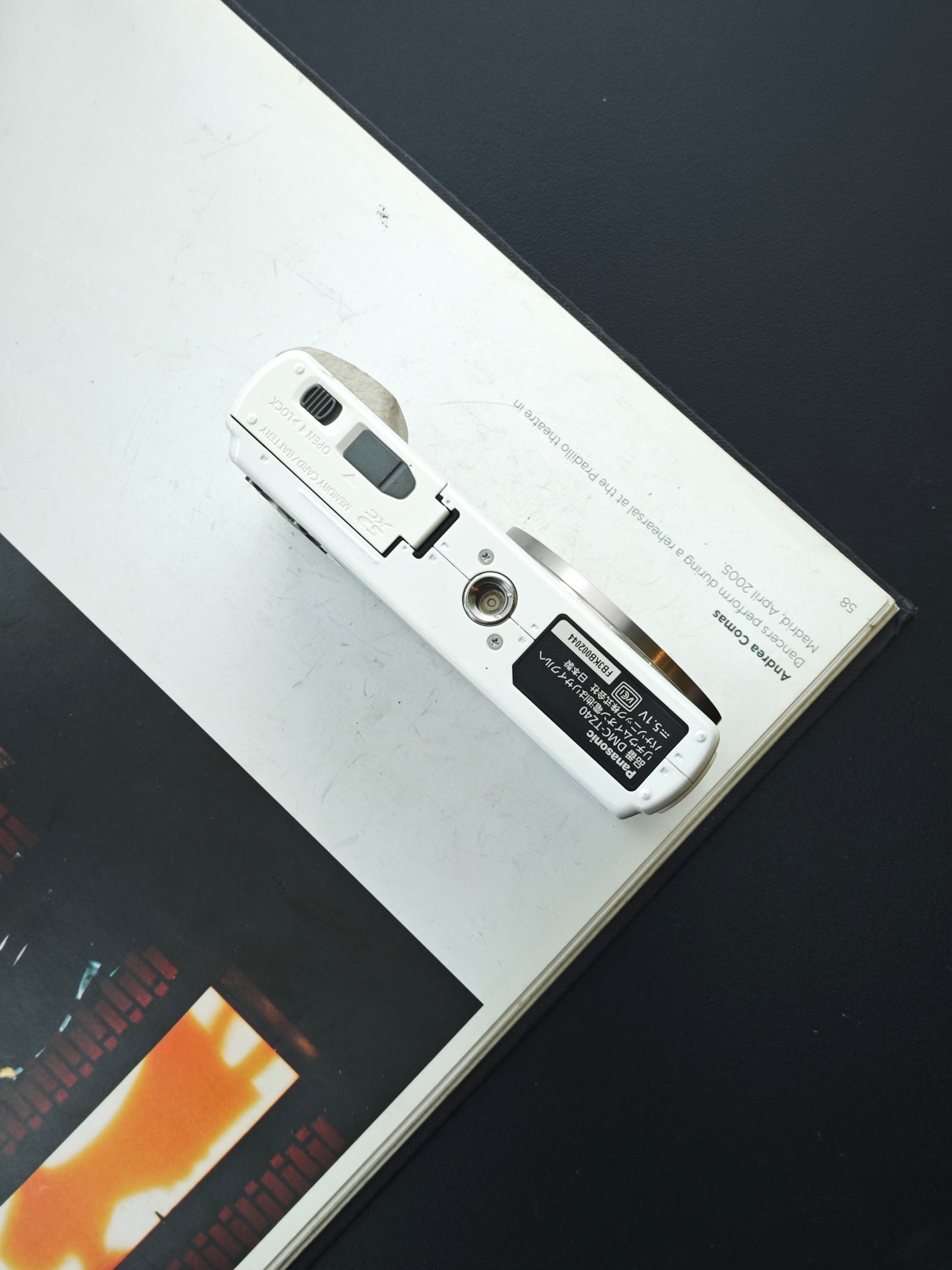 Used Panasonic Lumix DMC-TZ40 white Digital Camera [JPN only, No charger]