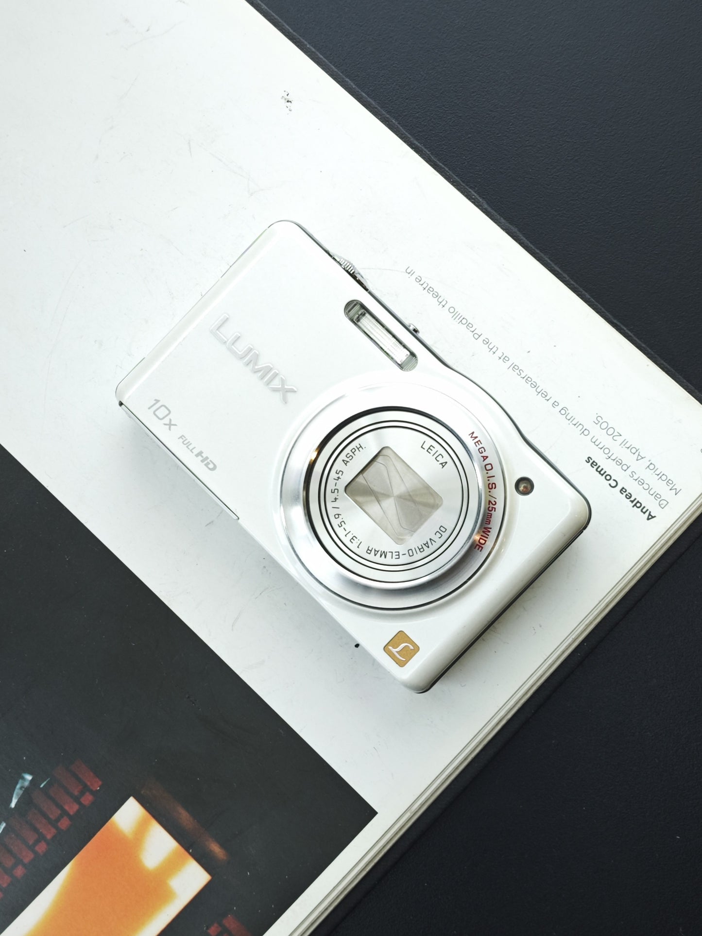 Used Panasonic Lumix DMC-SZ7 white Digital Camera [JPN only, No charger] #WN2BB003185