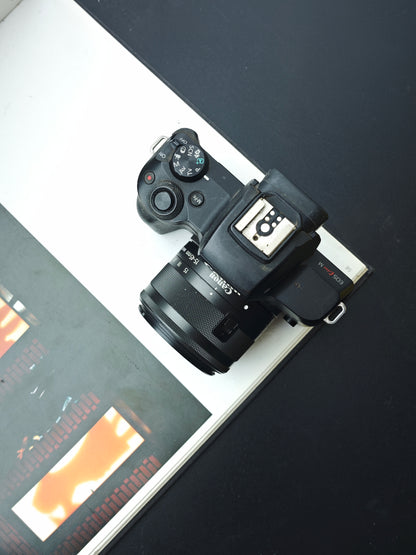 Used Canon EOS Kiss M with EF-M 15-45mm F3.5-6.3 IS STM [No charger]