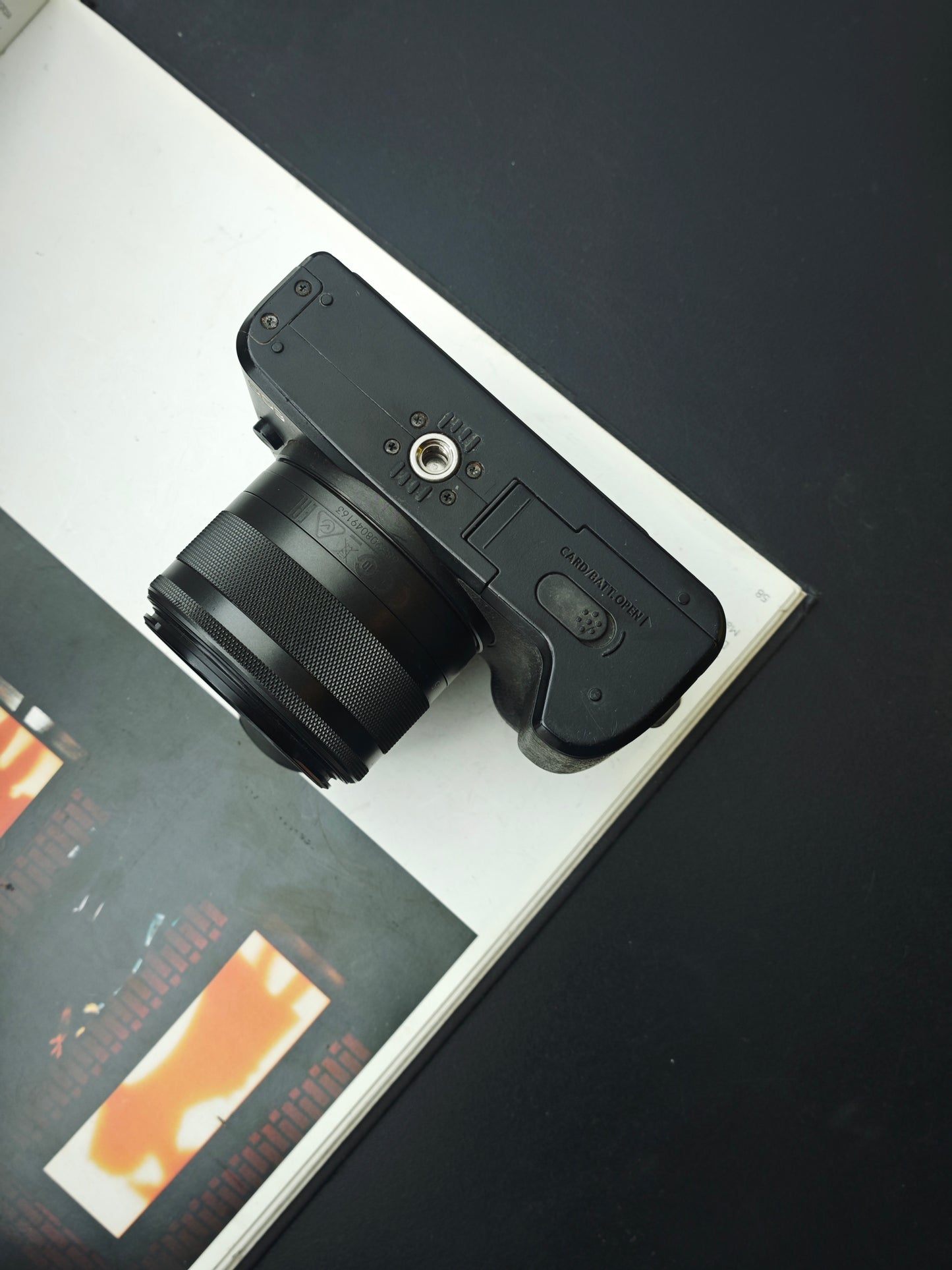 Used Canon EOS Kiss M with EF-M 15-45mm F3.5-6.3 IS STM [No charger]