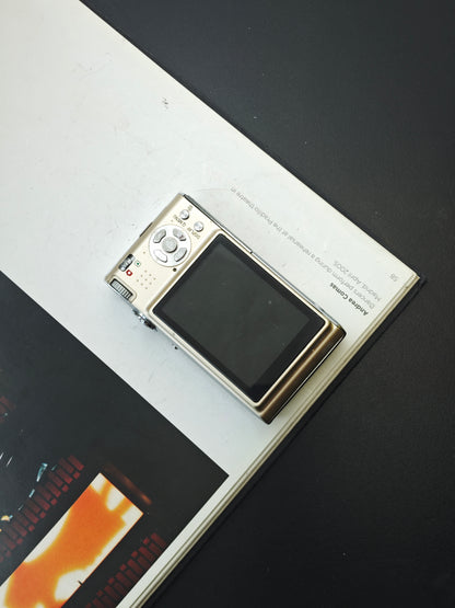 Used Panasonic Lumix DMC-FX35 gold Digital Camera [JPN only, No charger]