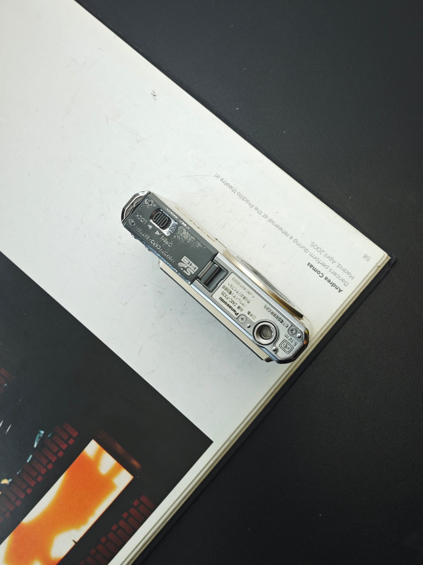 Used Panasonic Lumix DMC-FX35 gold Digital Camera [JPN only, No charger]