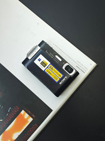 Used Sony Cyber-shot DSC-T200 black Digital Camera [JPN only, No charger]