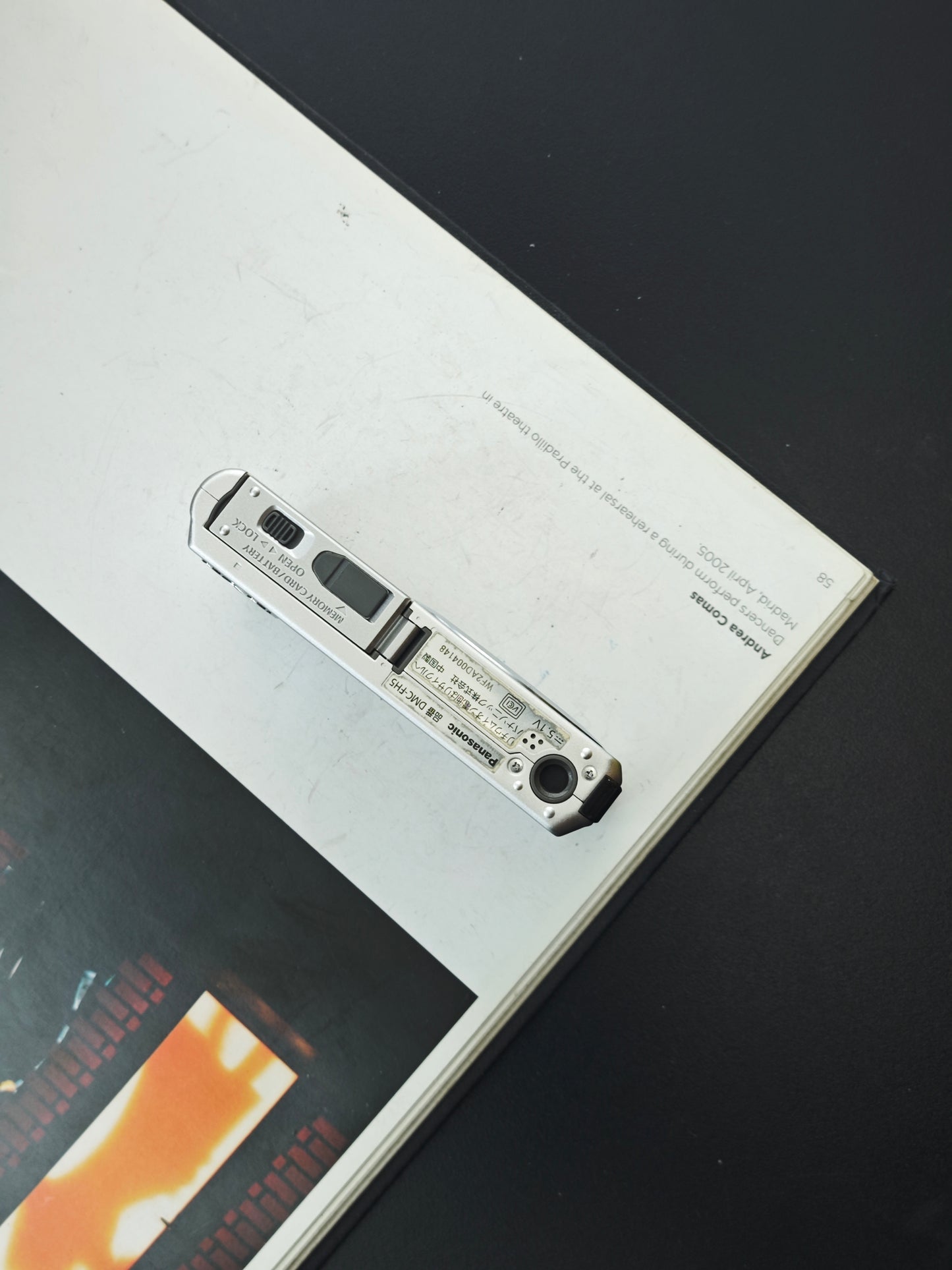 Used Panasonic Lumix DMC-FH5 silver Digital Camera [JPN only, No charger]