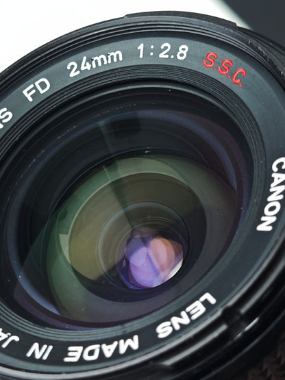 *READ* Canon Lens FD 24mm F2.8 S.S.C.