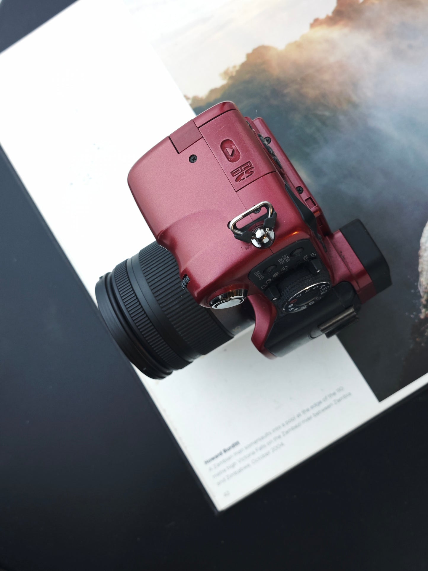 Used Panasonic Lumix G1 red with 14-45mm F3.5-5.6 and 45-200mmm F4-5.6 [JPN only, No charger]