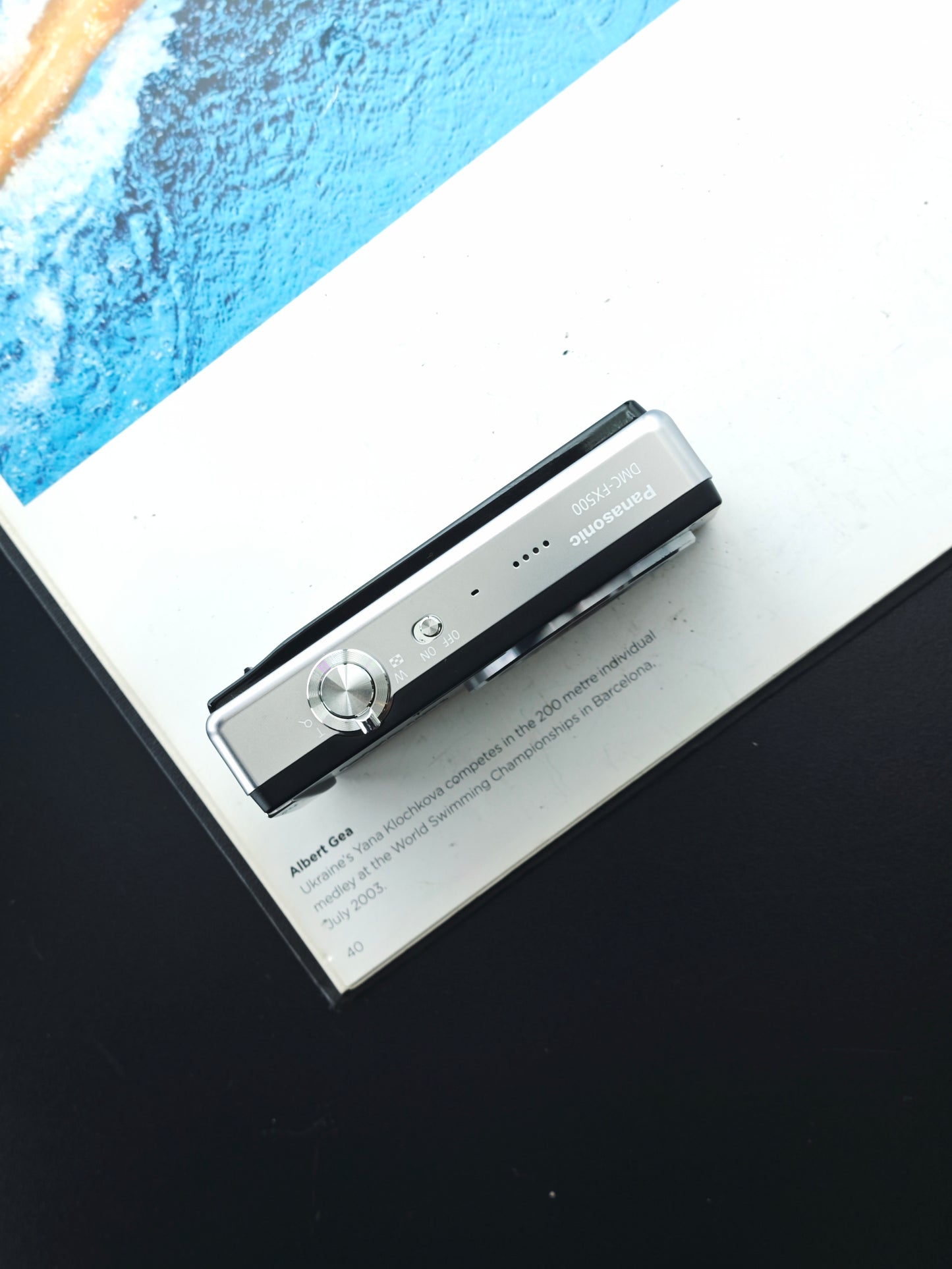 Used Panasonic Lumix DMC-FX500 black Digital Camera [JPN only, with box]