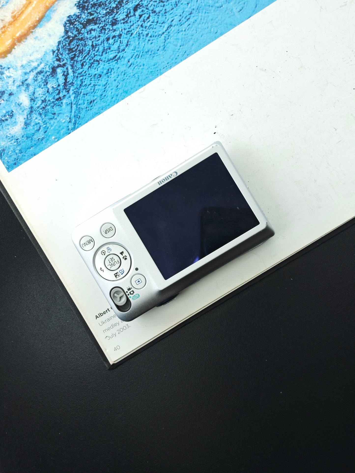 Used Canon IXY 200F silver Digital Camera [No charger]