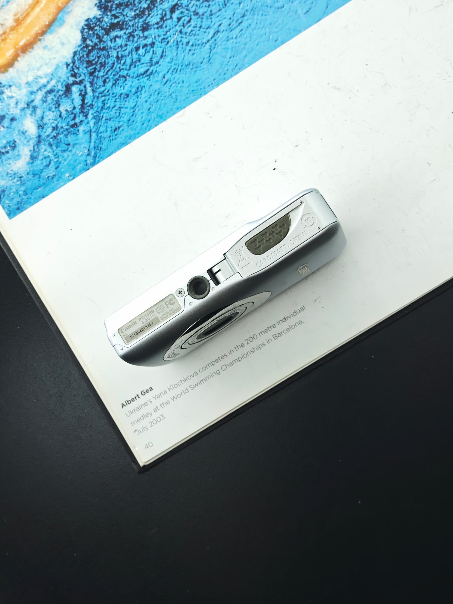 Used Canon IXY 200F silver Digital Camera [No charger]