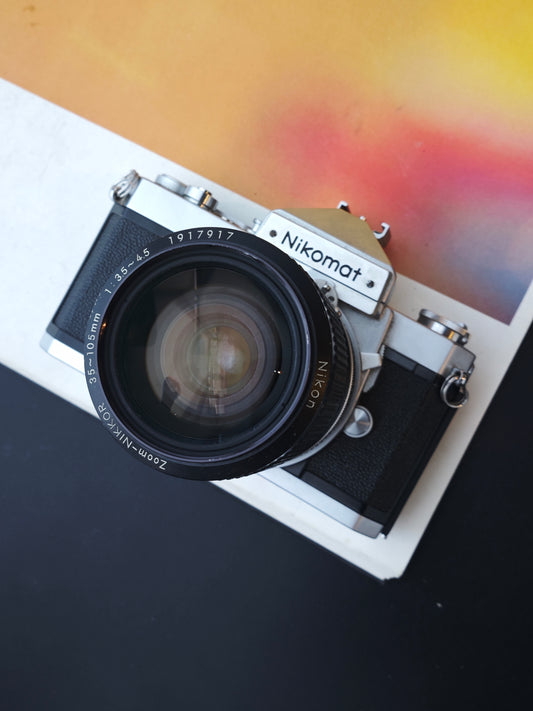 Nikomat FT-N with Zoom-Nikkor 35-105mm F3.5-4.5 Ai-S