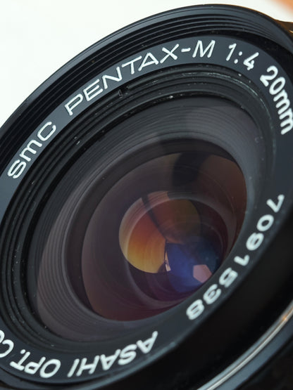 RARE!! SMC Pentax-M 20mm F4 [PK mount]