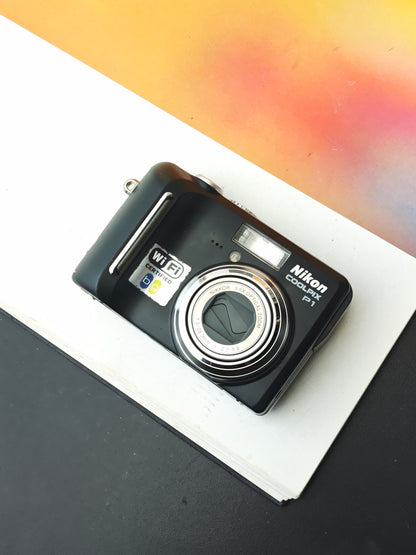 Used Nikon Coolpix P1 black Digital Camera [No charger]
