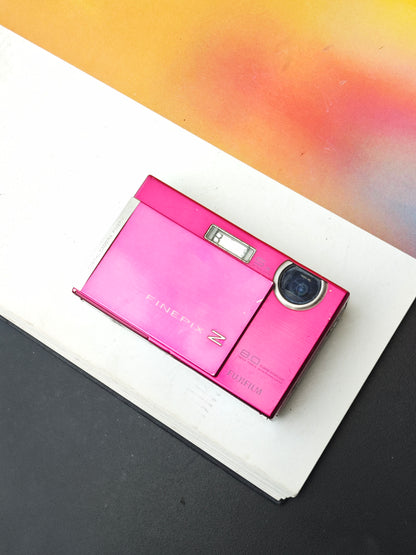 Used Fujifilm FinePix F100 fd pink Digital Camera [with box]