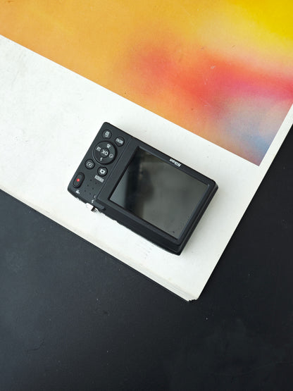 Used Nikon Coolpix A100 silver Digital Camera [No charger]