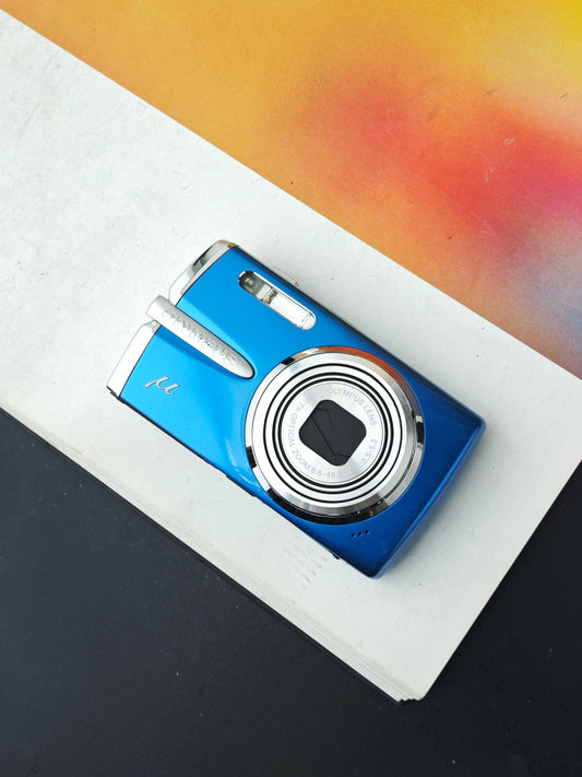 Used Olympus μ 1020 blue Digital Camera [No charger]