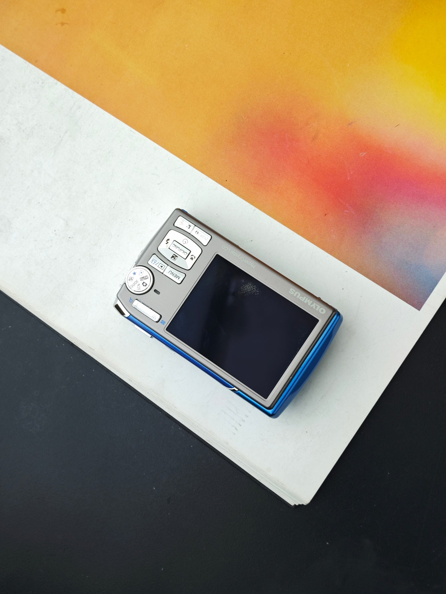 Used Olympus μ 1020 blue Digital Camera [No charger]