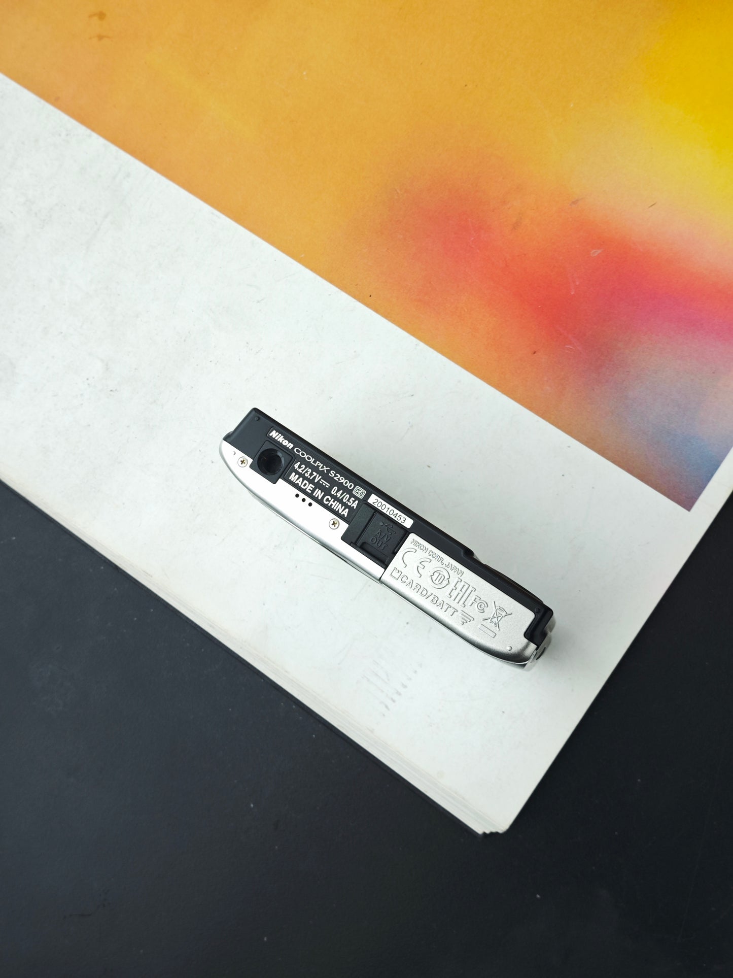 Used Nikon Coolpix S2900 silver Digital Camera [with box]