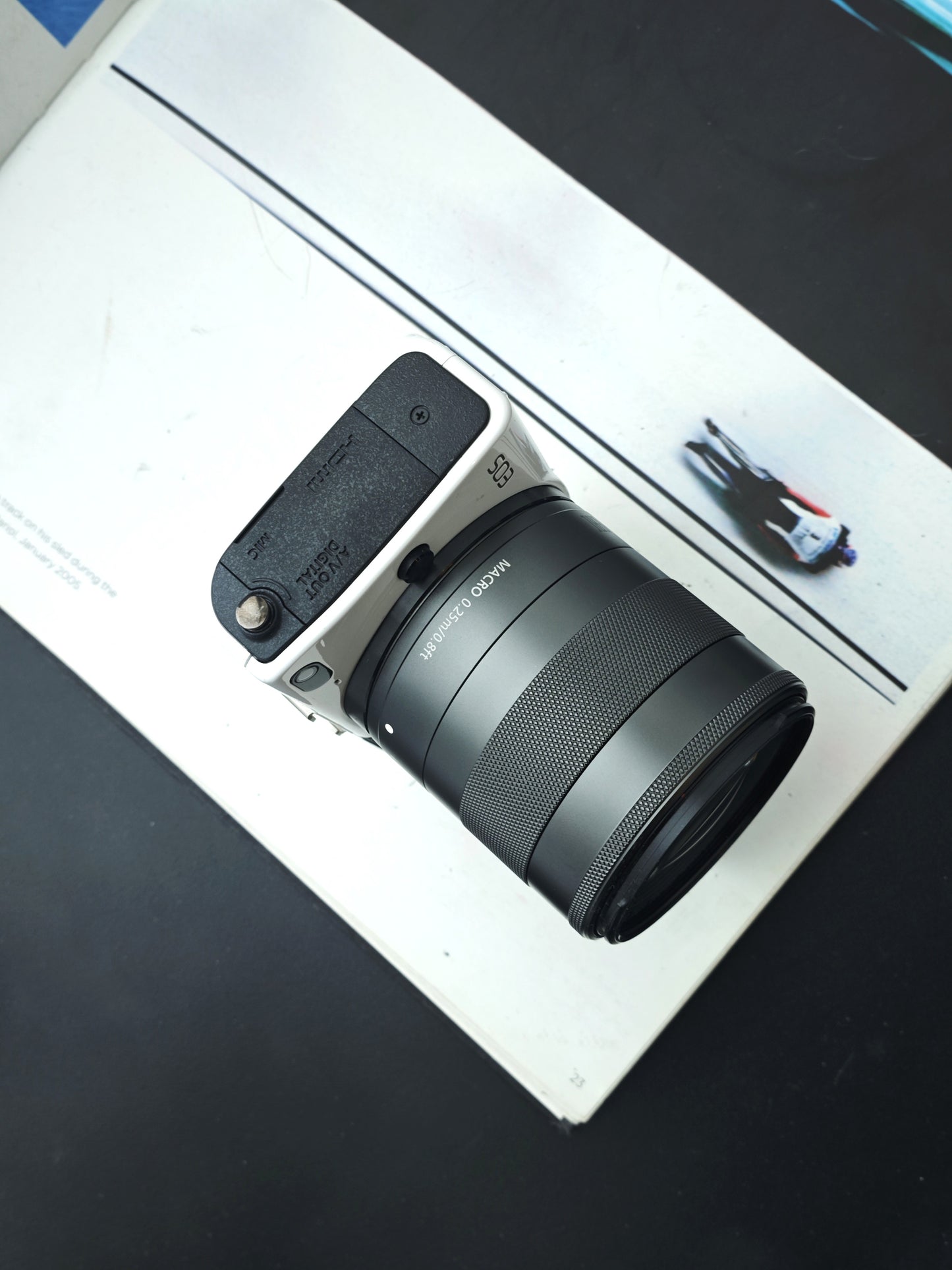 Used Canon EOS M2 white with EF-M 18-55mm F3.5-5.6 [No charger]