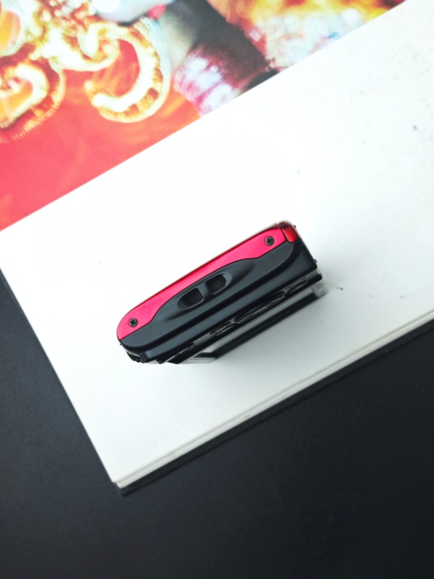 Used Nikon Coolpix S2900 red Digital Camera [No charger]