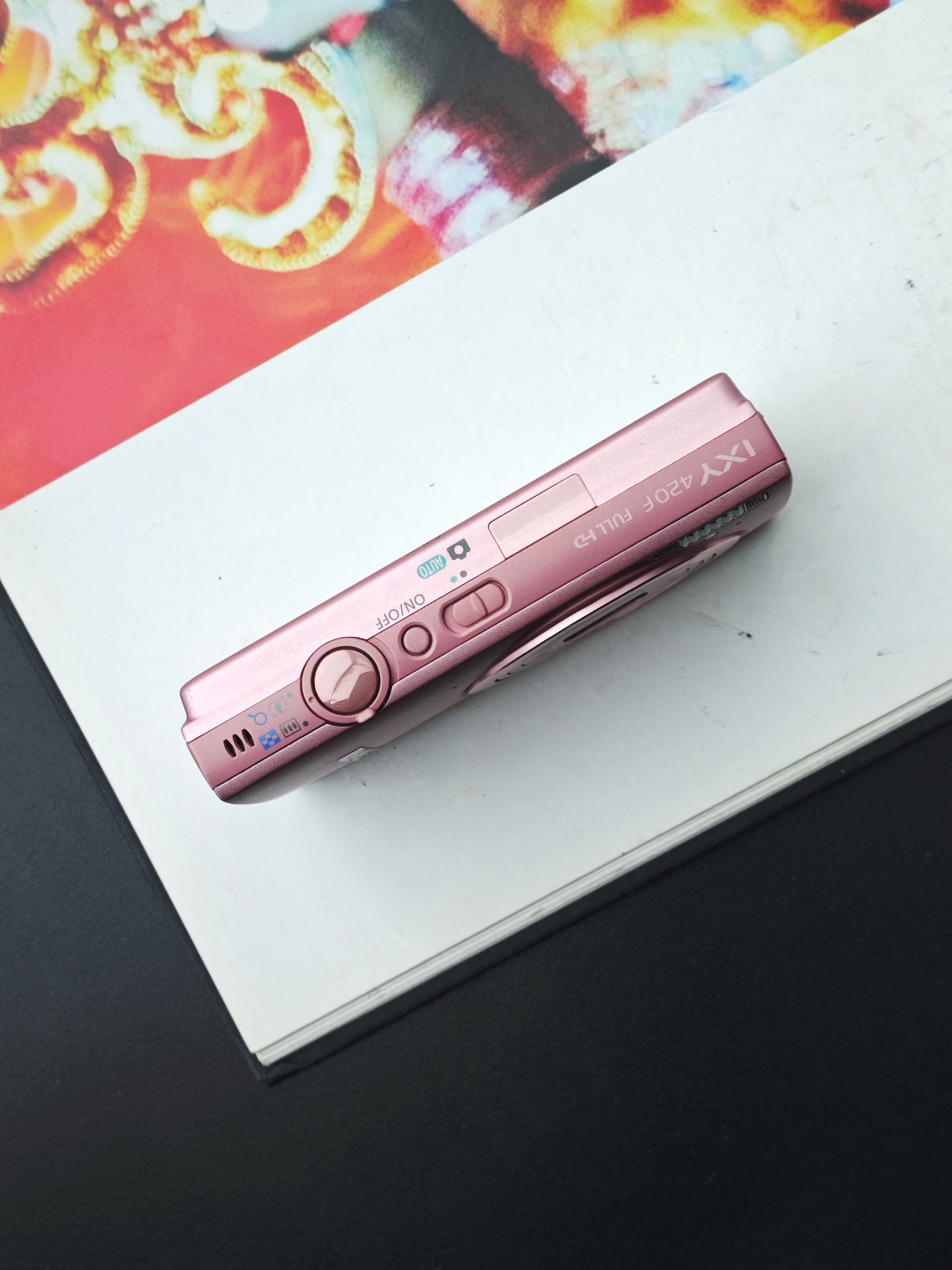 Used Canon IXY 420F pink Digital Camera