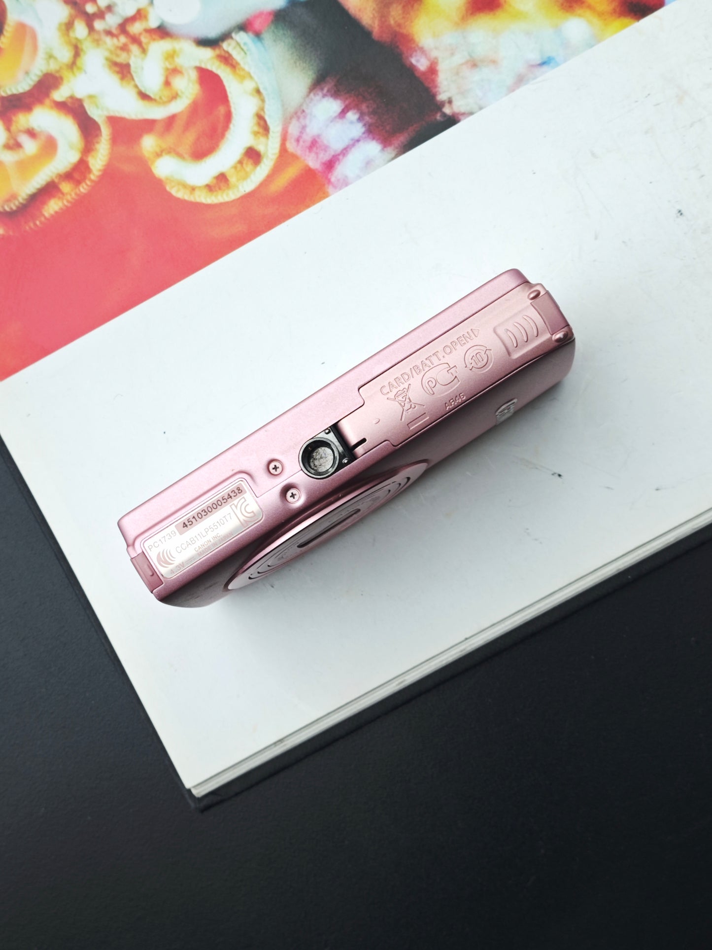 Used Canon IXY 420F pink Digital Camera