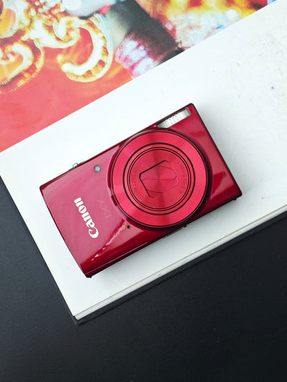 Used Canon IXY 190 red Digital Camera [with box]