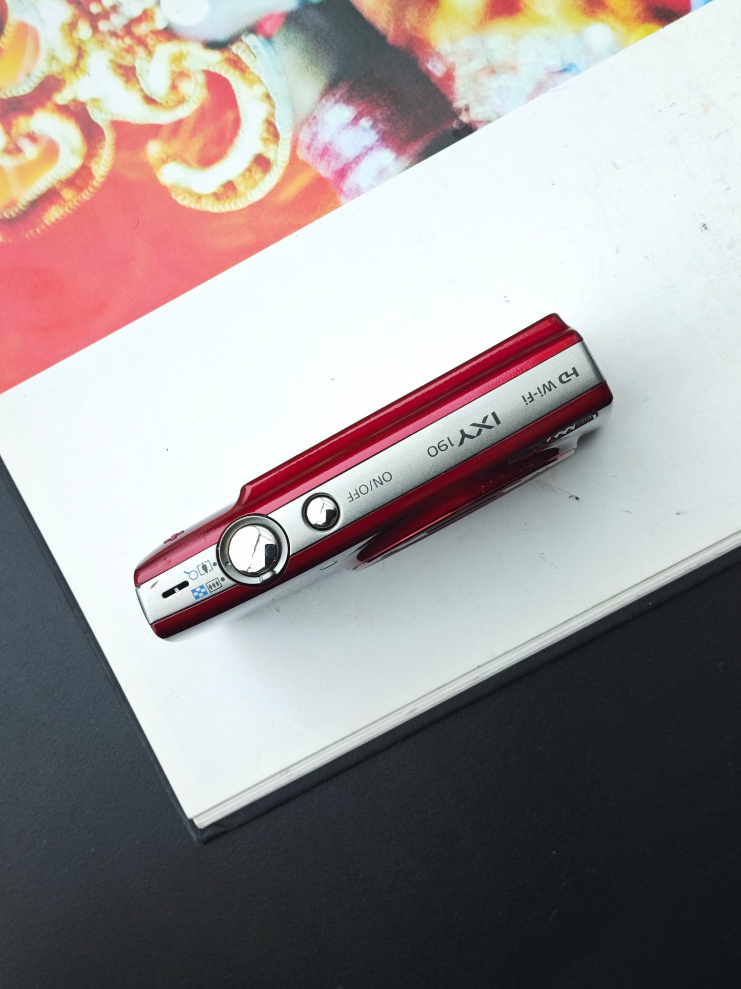 Used Canon IXY 190 red Digital Camera [with box]