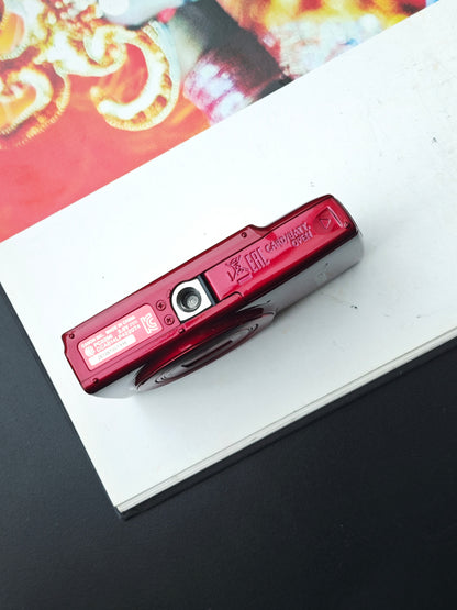 Used Canon IXY 190 red Digital Camera [with box]