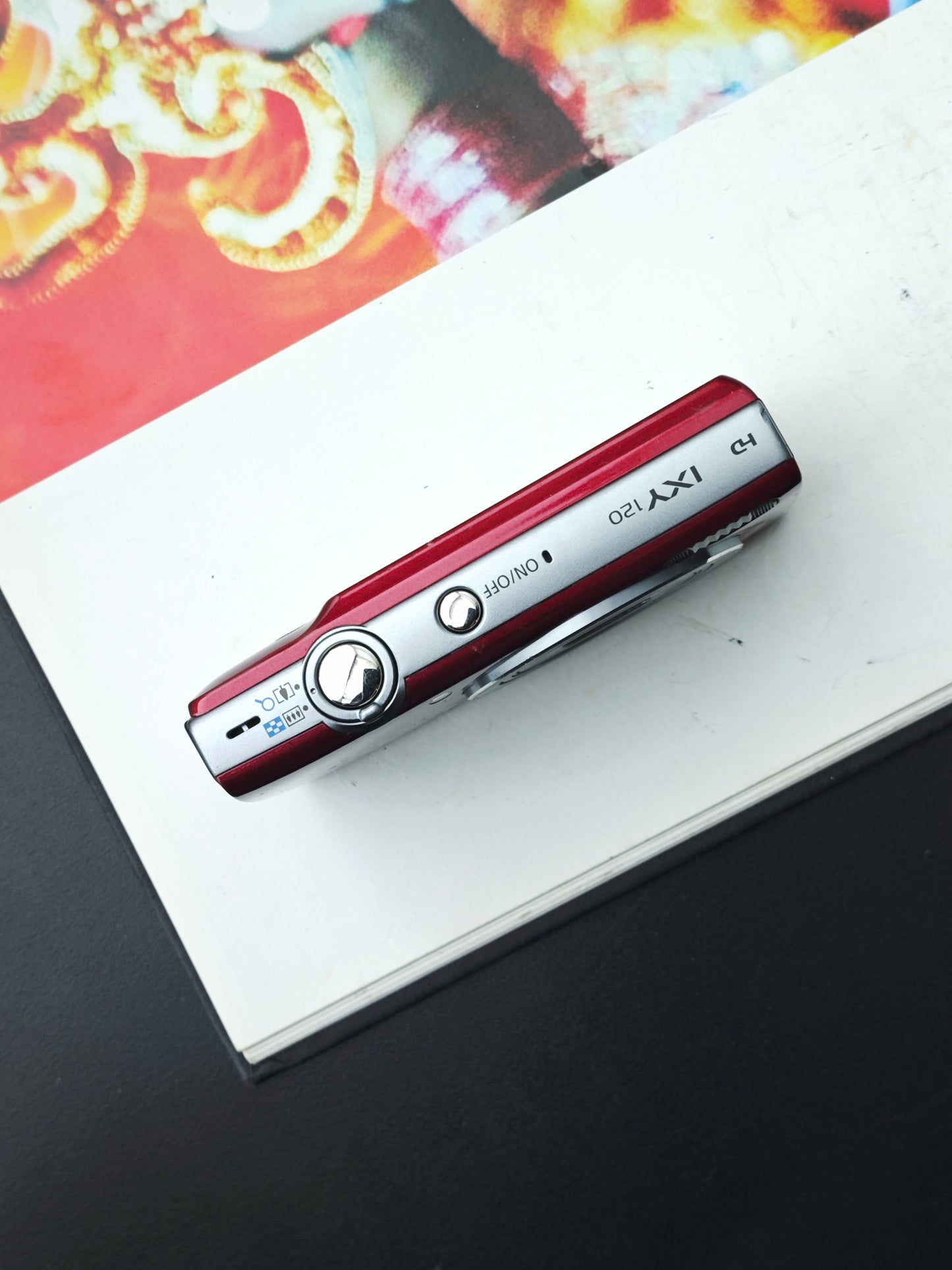 Used Canon IXY 120 red Digital Camera