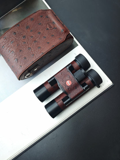 Used Leica Ultravid 10x25 Binoculars Edition StrauBenleder 40299 [with box]