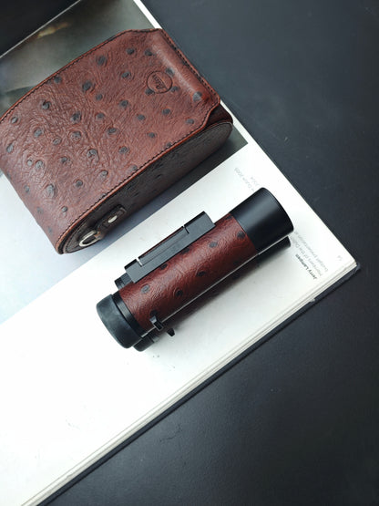 Used Leica Ultravid 10x25 Binoculars Edition StrauBenleder 40299 [with box]