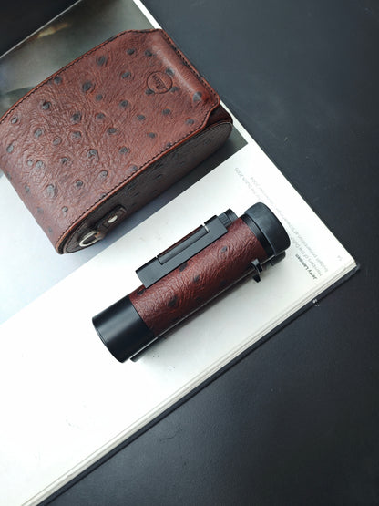 Used Leica Ultravid 10x25 Binoculars Edition StrauBenleder 40299 [with box]