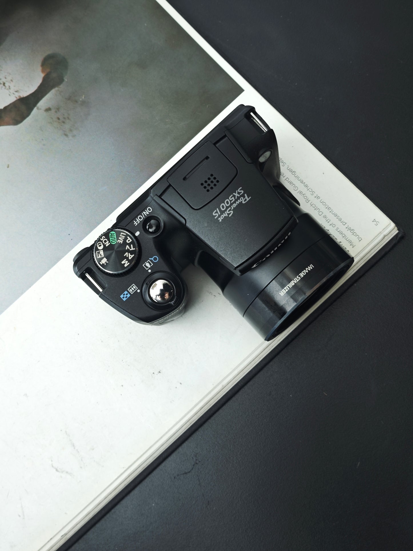 Used Canon PowerShot SX500 IS Digital Camera [No charger]
