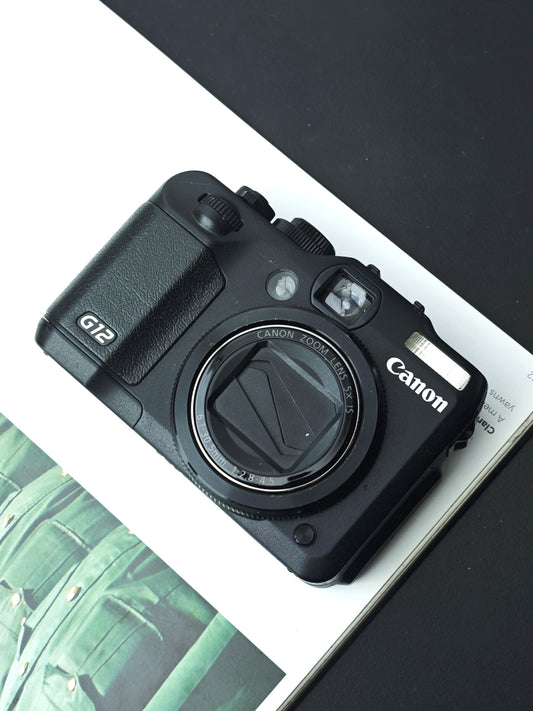 Used Canon PowerShot G12 black Digital Camera