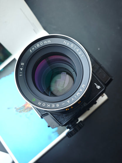Mamiya RB67 Professional S with Mamiya-Sekor C 180mm F4.5