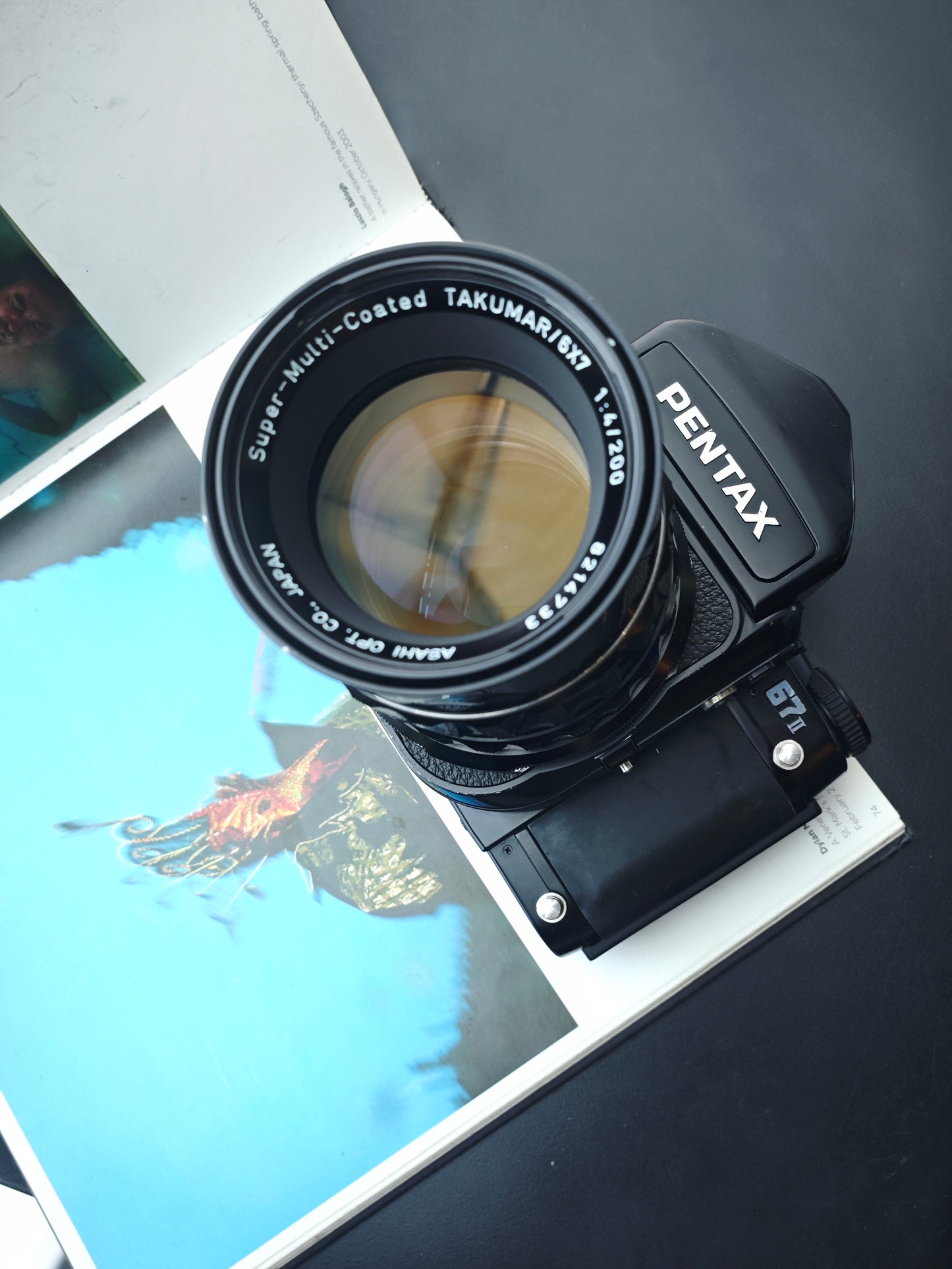 Pentax 67II with Super-Multi-Coated TAKUMAR/6x7 200mm F4