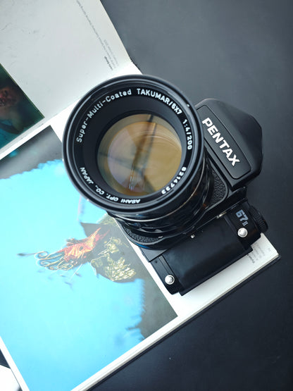 Pentax 67II with Super-Multi-Coated TAKUMAR/6x7 200mm F4