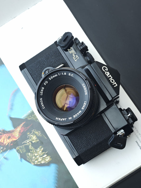 Canon F-1 with FD 50mm F1.8 S.C.
