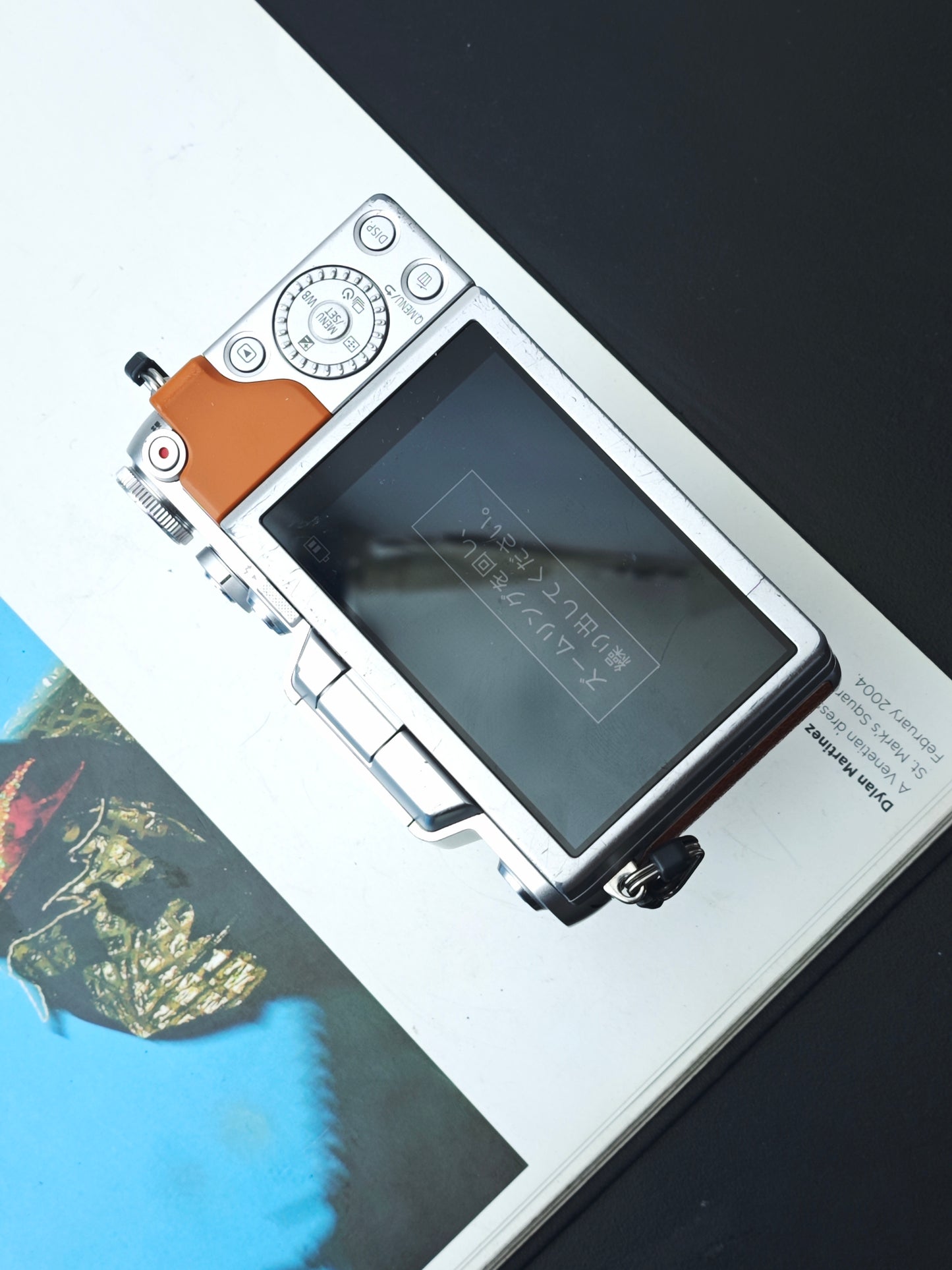 *READ* Used Panasonic Lumix DMC-GF7 red with Lumix G 14mm F2.5 [JPN only,No charger]