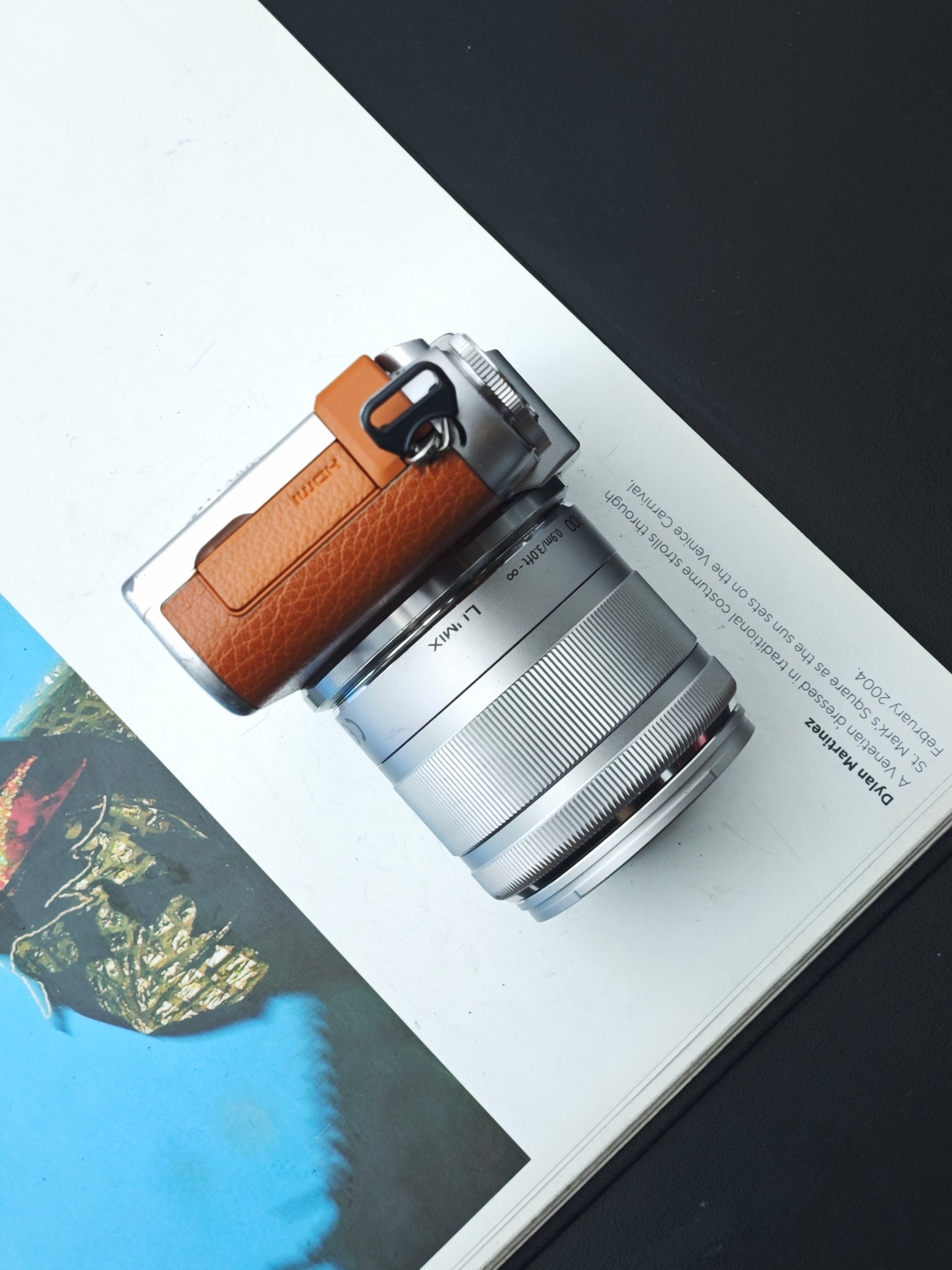 *READ* Used Panasonic Lumix DMC-GF7 red with Lumix G 14mm F2.5 [JPN only,No charger]